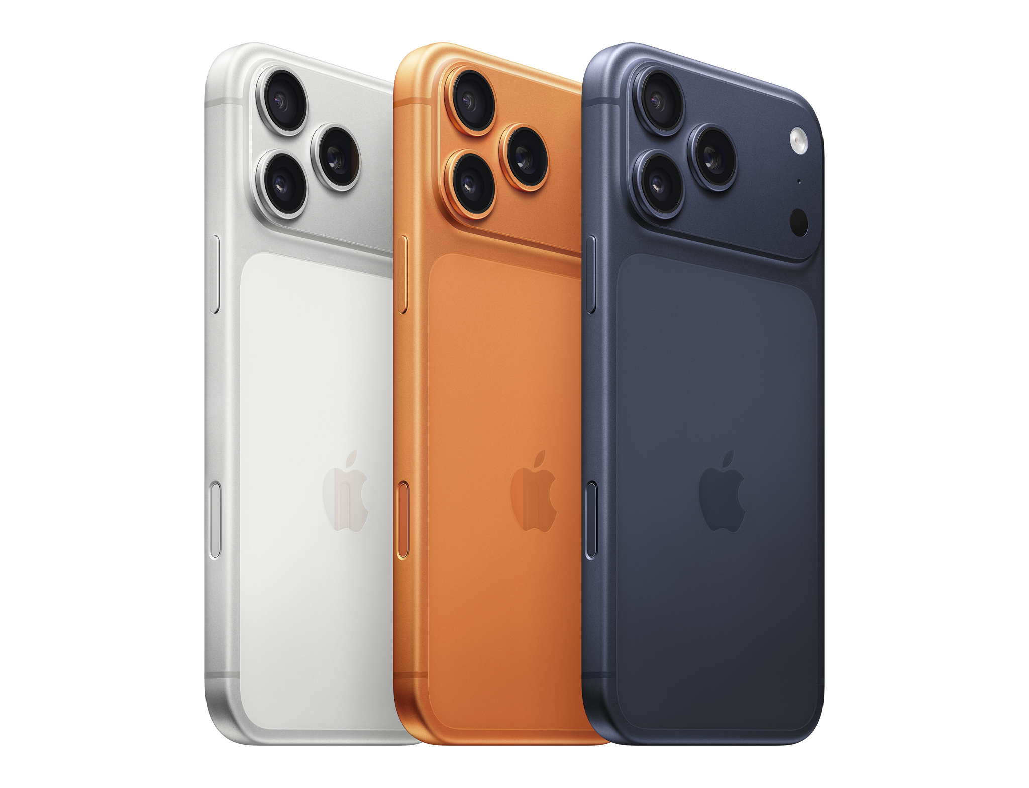 iPhone 17 Pro Max – Farblineup: Silver, Cosmic Orange, Deep Blue