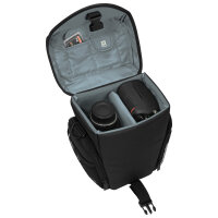 PEDEA Kameratasche Gr. L ESSEX PRO Foto Tasche mit Regenschutz und Zubehörfächer, grün