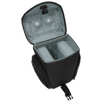 PEDEA Kameratasche Gr. L ESSEX PRO Foto Tasche mit Regenschutz und Zubehörfächer, grün