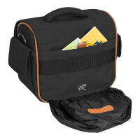 PEDEA Kameratasche Gr. XL VINTAGE PRO Foto Tasche mit Regenschutz und Zubehörfächer, schwarz