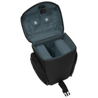 PEDEA Kameratasche Gr. L ESSEX PRO Foto Tasche mit Regenschutz und Zubehörfächer, grau