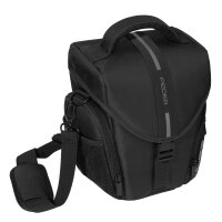 PEDEA Kameratasche Gr. L ESSEX PRO Foto Tasche mit Regenschutz und Zubehörfächer, grau