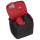 PEDEA Kameratasche Gr. M ESSEX PRO Foto Tasche mit Regenschutz und Zubehörfächer, schwarz/rot